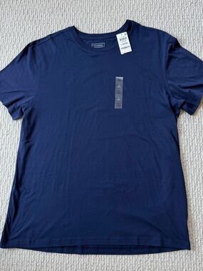 Welcome to your new “Club Room!” Navy Short-Sleeve Crew Neck Tee!!